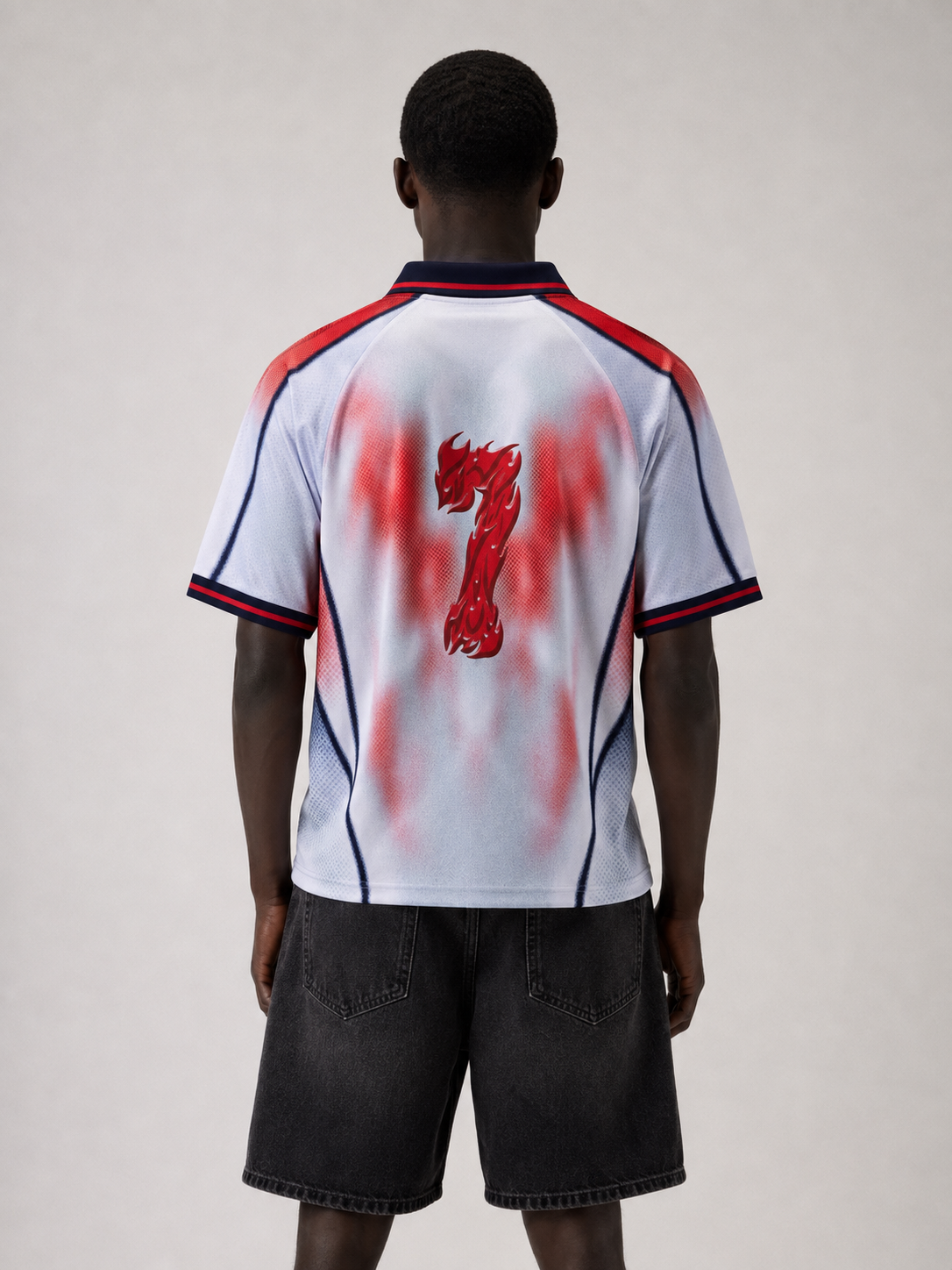 England '02 Halftone Football Shirt